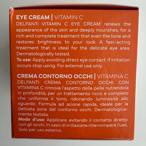 Delfanti-Milano • VITAMIN C EYE CREAM Fast Result Vegan Made in Italy