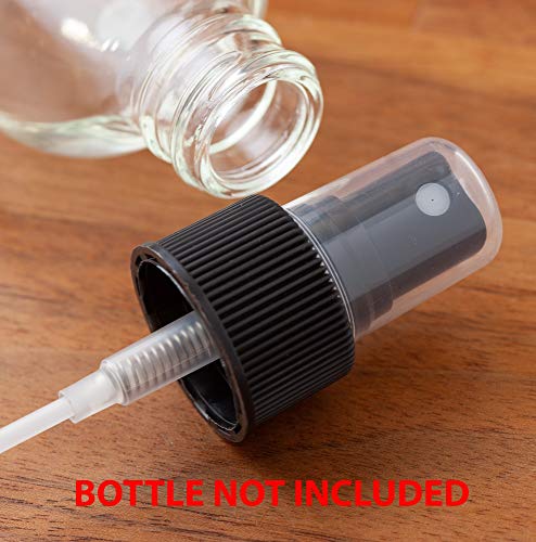 JUVITUS 24-410 Black Fine Mist Spray Top Closures - 12 Pack