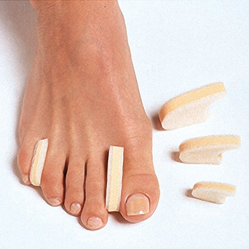 Pedifix Large 3-Layer Toe Separators Pack of 12 - Comfortable Foot Spacing