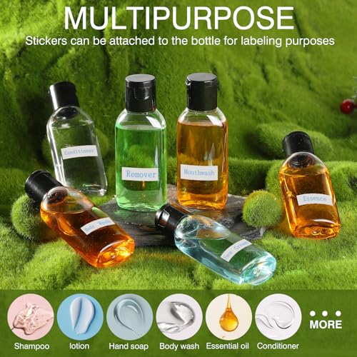 Gungtien TSA Approved Travel Bottles - 6 Pack Leak Proof 1.69oz