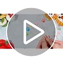 Queekay 60 Pcs Dog Paw Cocktail Picks for Appetizers & Parties