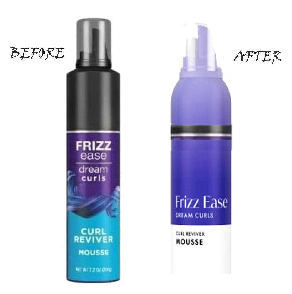 Curl Reviver Mousse - Alcohol-Free Anti-Frizz Formula for Curly Hair | 7.2 fl oz
