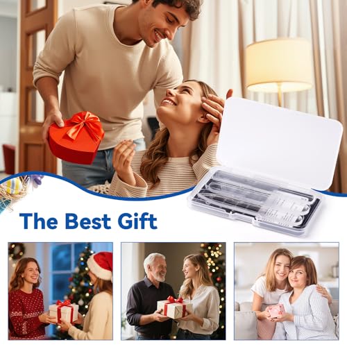 3-in-1 Nano Glass Nail File Set with Case - Professional Tool