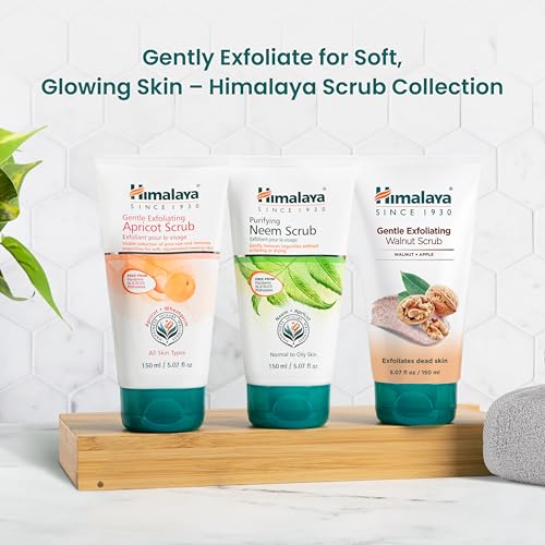 Himalaya Gentle Exfoliating Walnut Face Scrub 5.07 Fl Oz (Pack of 2)