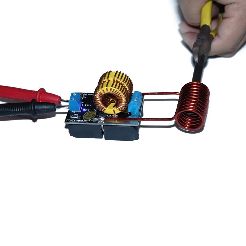 Treedix 5-12V ZVS Low Voltage Induction Heating Power Supply Module with Coil Power Supply Heating Power Supply Module
