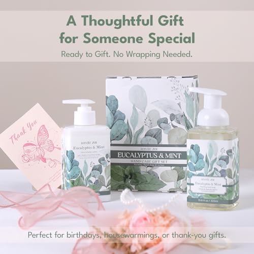 ROMIIE ZOI Eucalyptus Mint Foaming Hand Soap & Lotion Set - 320ml Each