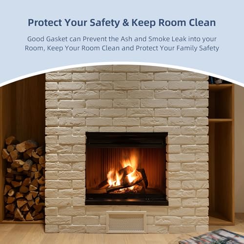 High-Temperature Graphite Fiberglass Gasket Tape for Wood Stoves - 1" x 1/8" Self-Adhesive, 72" Long