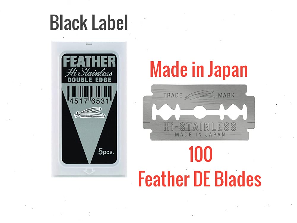 Feather Double Edge Safety Razor Blades 100 Count