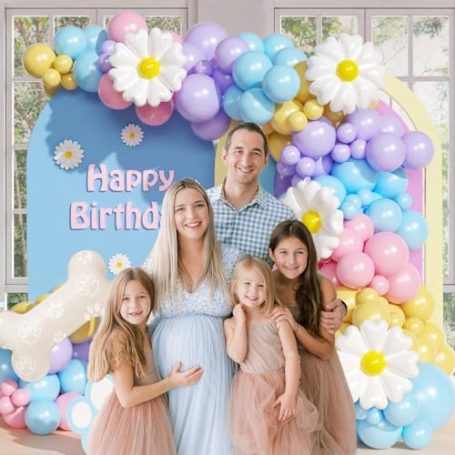 161pcs Pastel Dog Paw Balloon Arch Kit for Baby Showers & Parties
