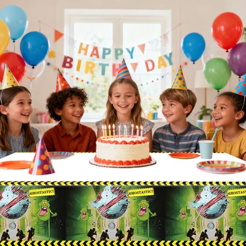 Ghostbusters Party Tablecloths - 2 Pack, 70" x 42"