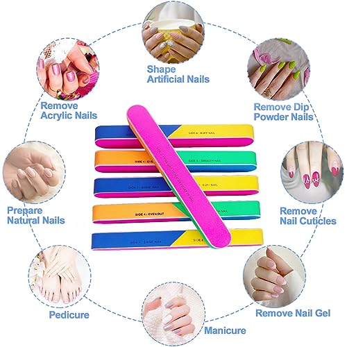 7-Way Nail Buffer Blocks (6 Pcs) for Natural Nail Shine