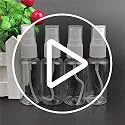 HOSL 36 Pack 1 Ounce Refillable Black Fine Mist Spray Bottles