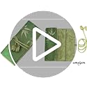 SmilerSmile Embroidered Jewelry Travel Organizer Bag - Peacock