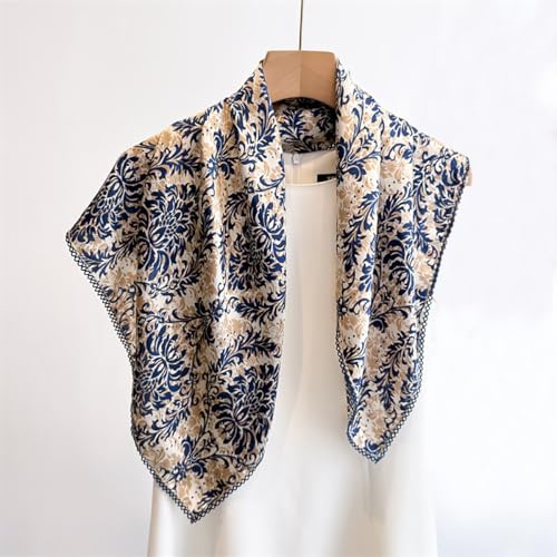 Large Cotton Bandana Headband for Women - 28x28 inch Hair Scarf