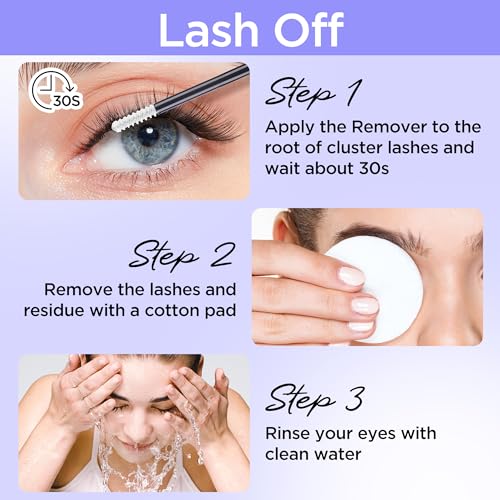 BEYELIAN 2-in-1 Lash Glue & Remover Kit - Waterproof, Gentle for DIY Cluster Lashes 10g