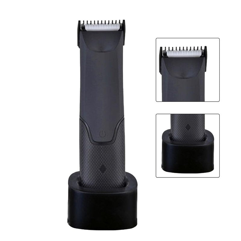 Yosoo Beard Trimmer, Portable Electric Hair Clipper Clippers for Men Mustache Trimmers for Men with Charging Base Gentle Hair Removal Blades for Whole Body Trimmer