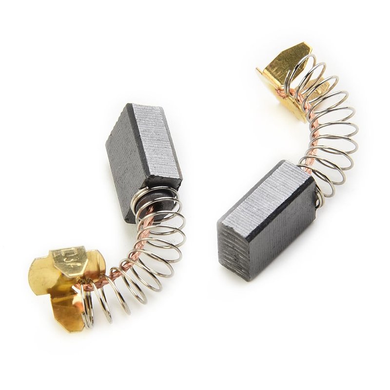 RICHERI 60 Pcs Electric Motor Carbon Brushes 10 Different Sizes for Replacement Repair Power Tool Part