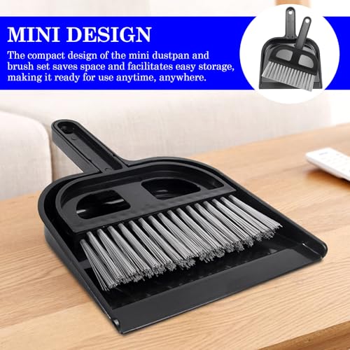 Compact Mini Dustpan and Brush Set for Home and Office