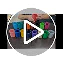 Old School Can Cooler 2-Pack - Thick Foam, Neon Blue