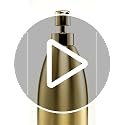 304 Stainless Steel Soap Dispenser - 16oz Leak-Proof Pump for Kitchen & Bathroom (Matte Gold)