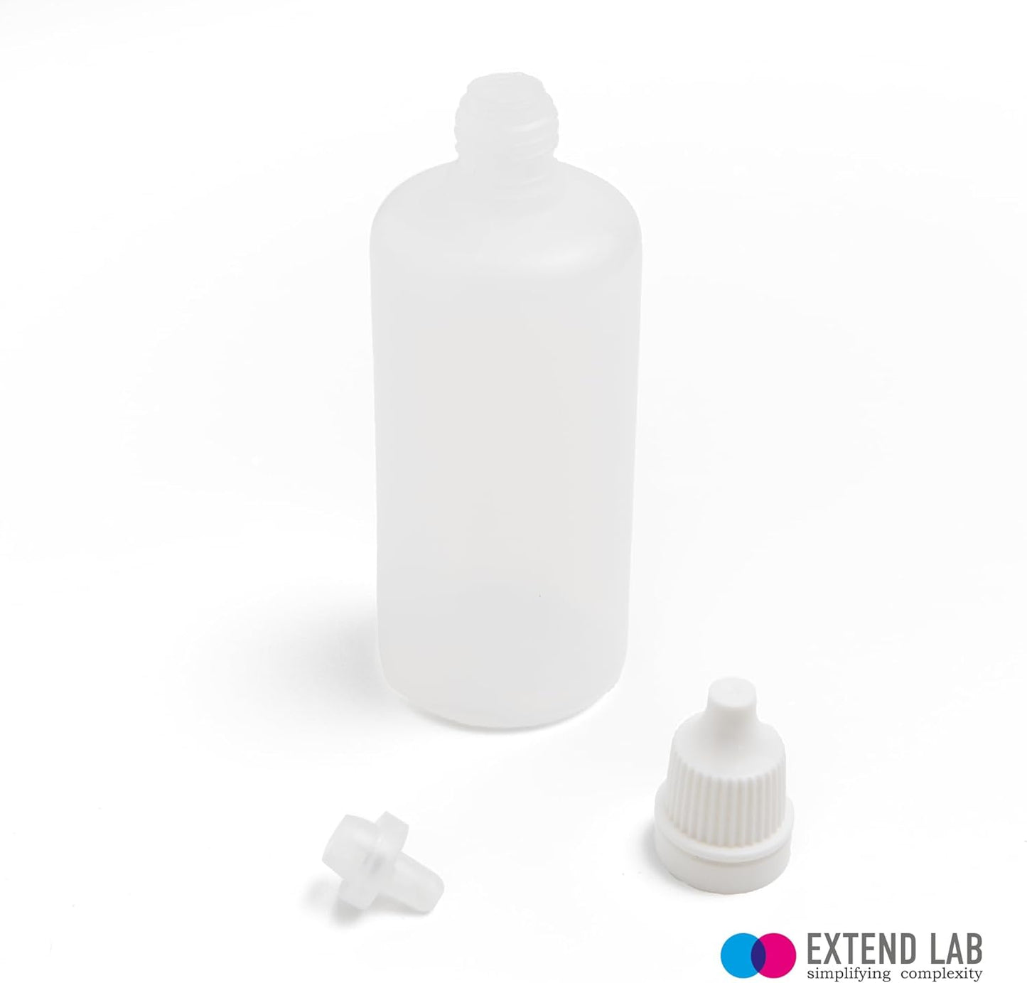 60ml Dropper Bottles for Oils & Serums - Refillable Plastic Squeezable 5 Pack | Ideal for Lab Use
