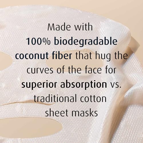 Lune+Aster 5-Minute Detox Clarifying Sheet Mask - Single Pack of 1