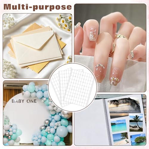1200 Pcs Double Sided Nail Tape for Press On Nails & Displays
