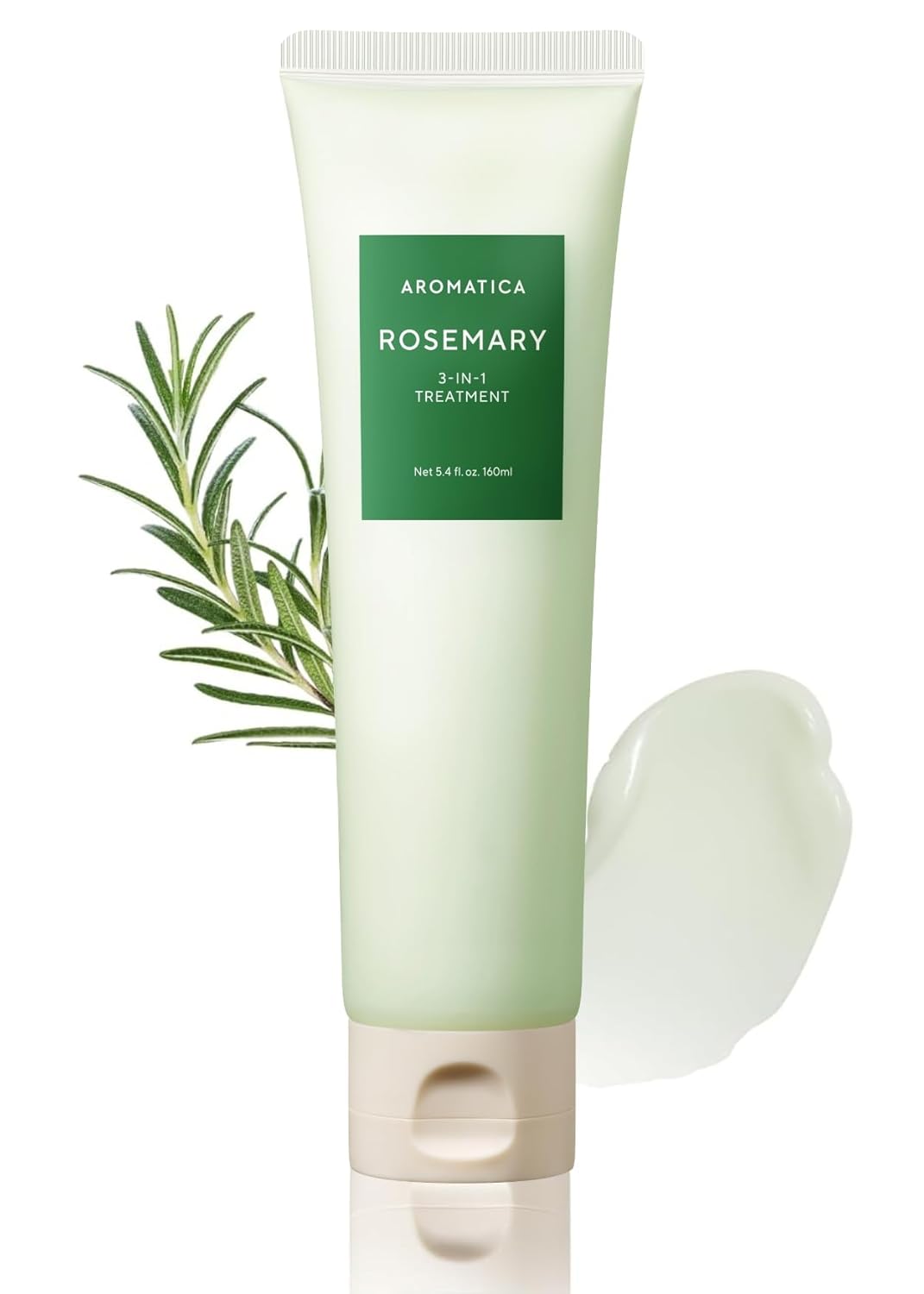 AROMATICA Rosemary Hair Thickening Conditioner - Vegan Moisturizing Formula for Damaged & Dry Hair | 13.53oz/400ml