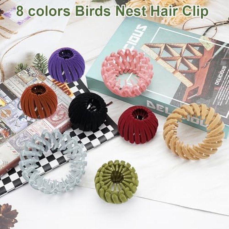 Magic Hair Clips for Women | Expandable Bun Makers for Thick or Thin Hair - Stylish Plastic Barrettes & Scrunchies