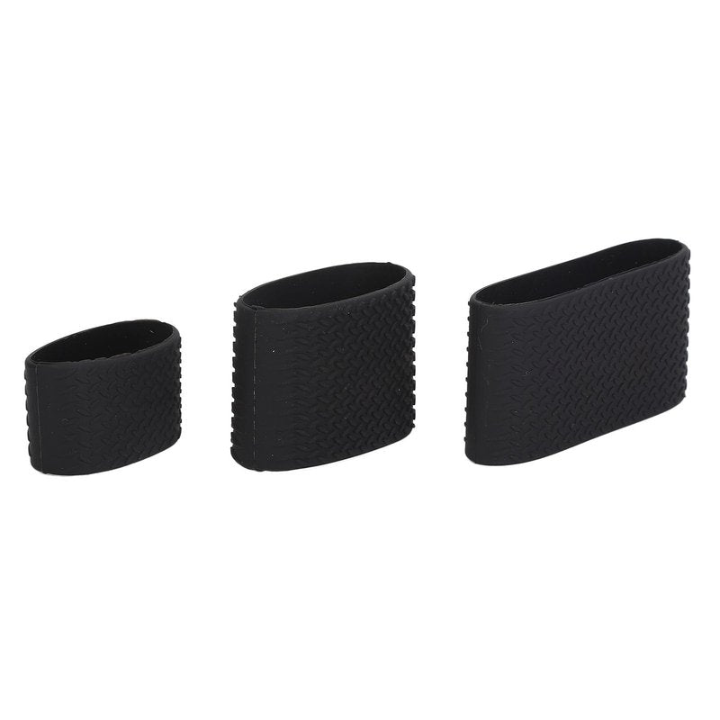 3pcs Heat Silicone Clipper Bands, Anti Slip Shock Absorbing Universal Clipper Trimmer Grips Sleeve for Professional Barber Shop, Beautiful and Comfortable