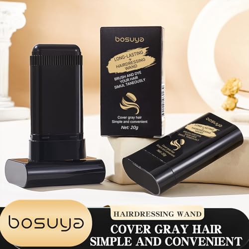 ADMD Temporary Hair Color Stick - 2 Pack Brownish Black Root Touch Up