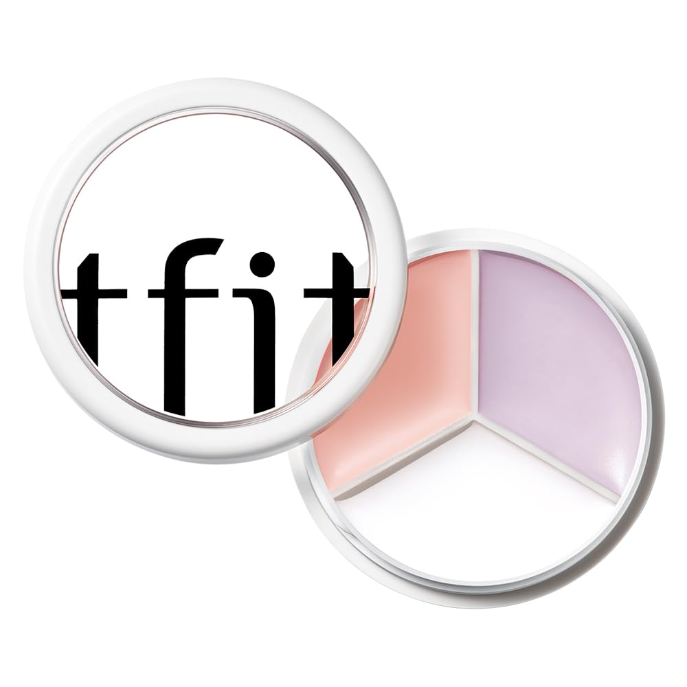 TFIT Multi-Use Pot Concealer - High-Pigmented, Full Coverage Formula | Crease-Proof for Dark Circles & Blemishes (00 Light, 0.52 Oz)