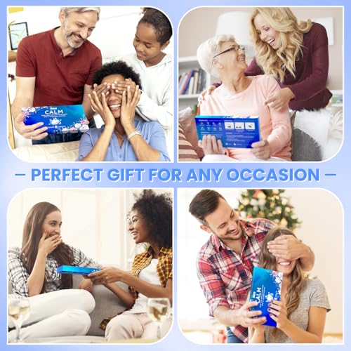 CalmNFiz Blue Shower Steamers Aromatherapy Gift Set - 8 Pack