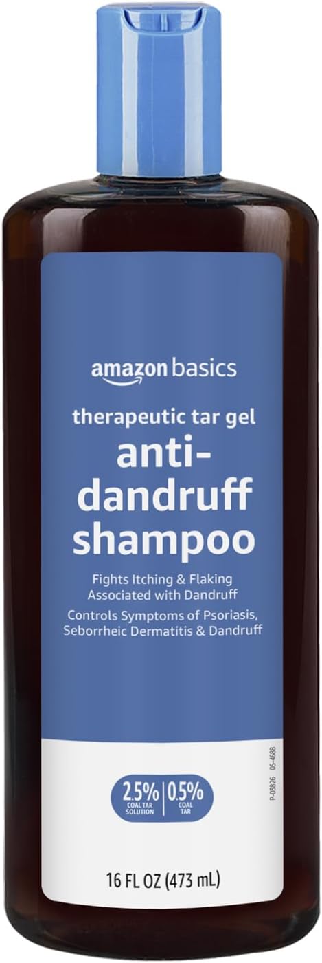 Therapeutic Plus Coal Tar Anti-Dandruff Shampoo - Extra Strength 1% for Seborrheic Dermatitis & Psoriasis | 6 Fl Oz