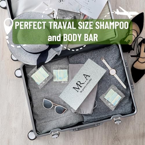 MR.A Fresh 23pcs Travel Size Olive Oil Soap Bars – Tea Tree, Vegan, Cruelty-Free, Hotel Guest Set