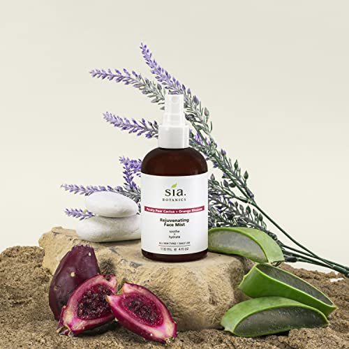 Sia Botanics Rejuvenating Face Toner Mist, 118ml Natural Desert Botanical