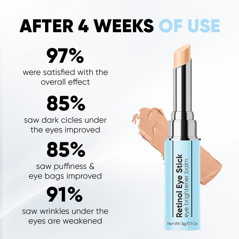 ESTETIST Retinol Eye Cream Stick, Under Eye Brightener Balm with Vitamin C & E – Hydrating Stick for Puffiness, Dark Circles, Fine Lines, Anti-Aging Balm for All Skin Types