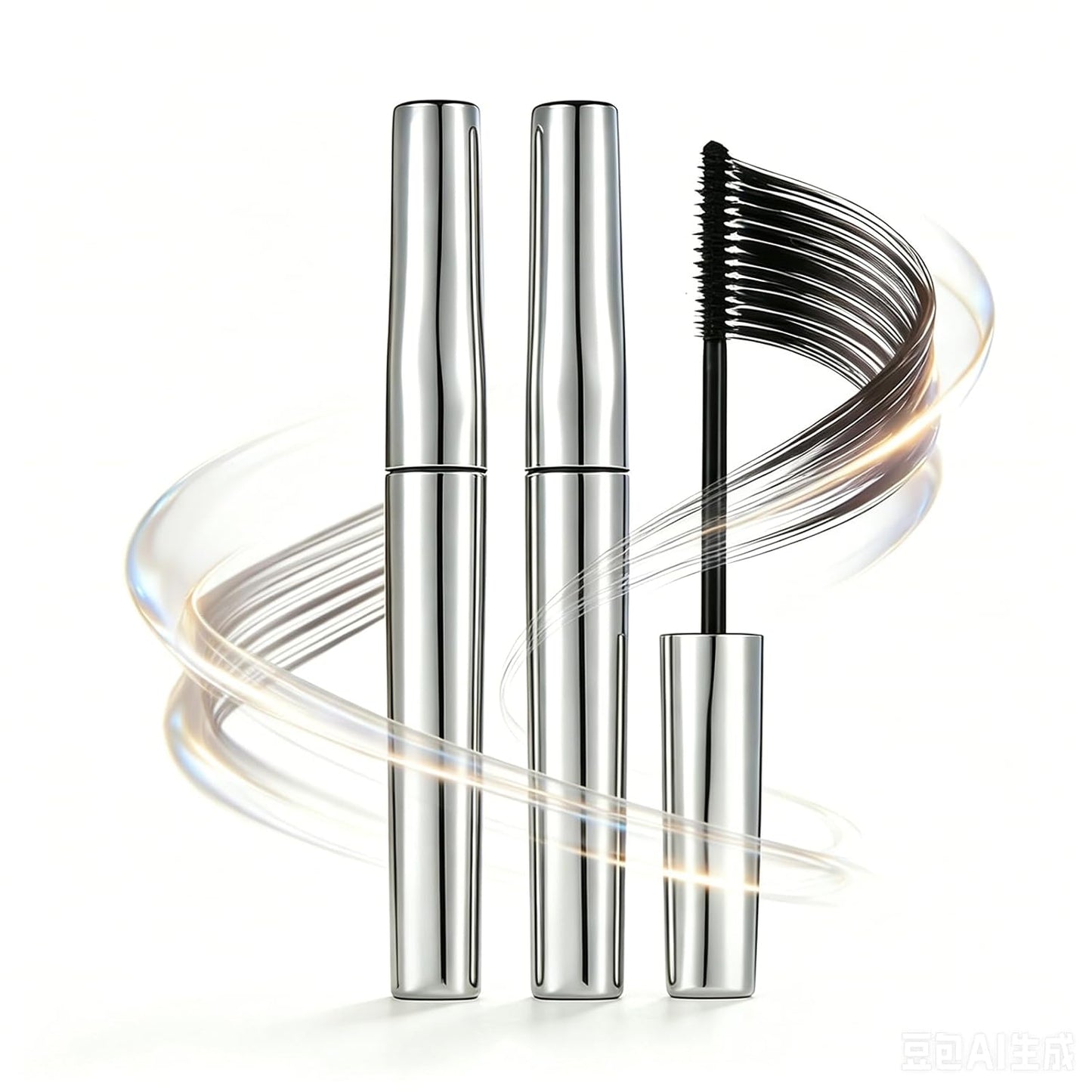 Waterproof Fiber Mascara - Smudge-Proof Eyelash Primer Base Coat for Voluminous, Long Curling Lashes | Clump-Free, Flake-Resistant Formula (1pc)