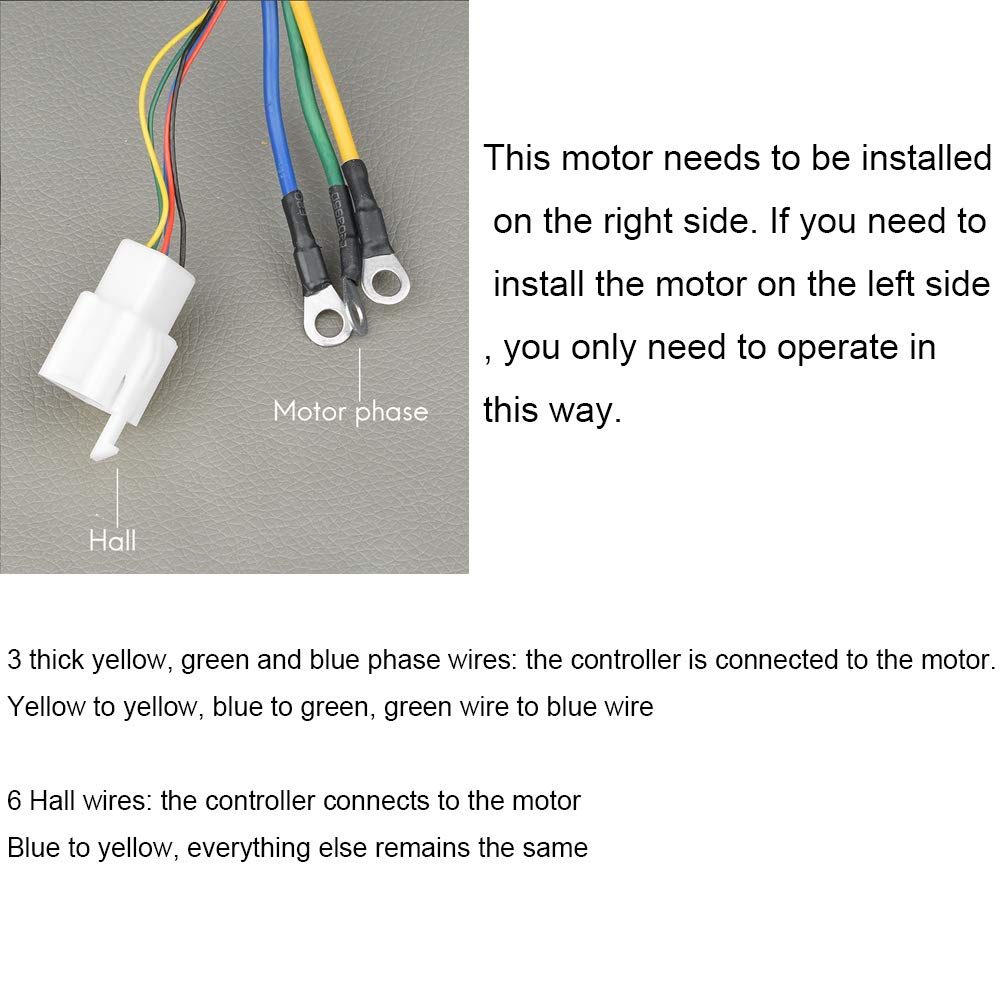 Electric Brushless DC Motor Complete Kit, 48V 2000W 4300RPM High Speed Motor, with 33A 15 Mosfet Controller, Power Display LCD Throttle, Electric Scooter Bicycle Motorcycle Mid Drive Motor, DIY Part