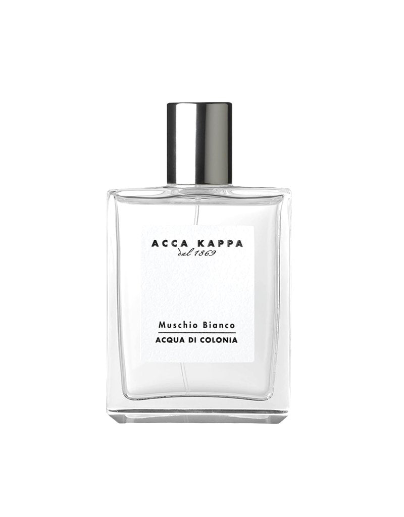 Acca Kappa White Moss Eau de Cologne 100 mL Bergamot Juniper Lavender Clean Citrus Scent for Men and Women
