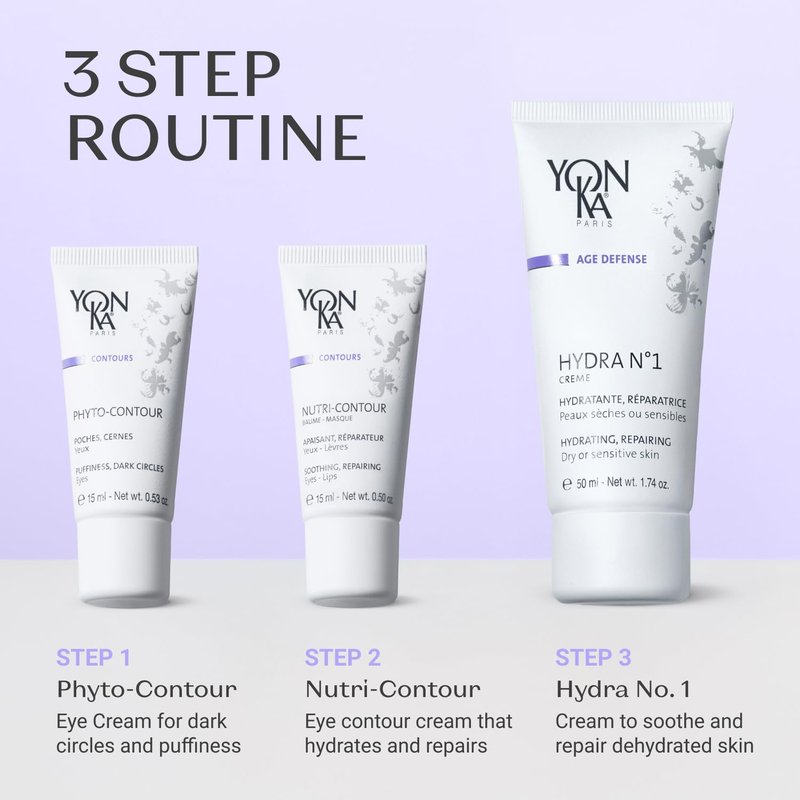 Yon-Ka Phyto-Contour | Anti-Aging Eye Cream with Rosemary Extract | Reduces Puffiness & Dark Circles | For All Skin Types and Paraben-Free | 0.5 fl oz