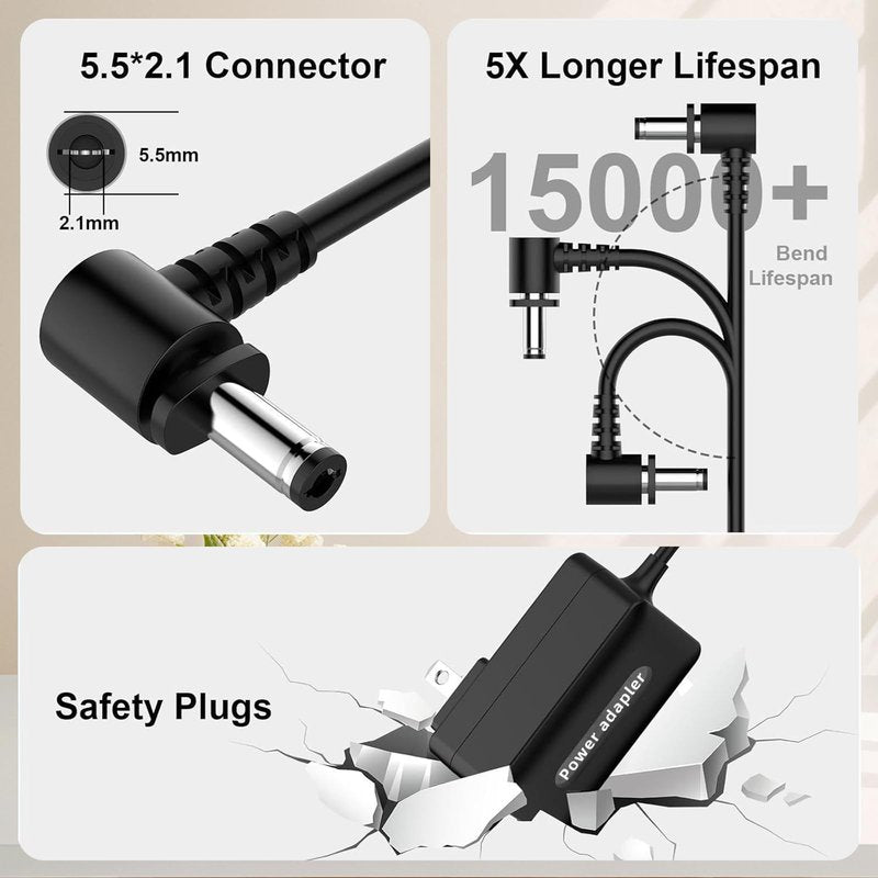 IBERLS 24.8V Charger Compatible with Shark Rocket Pro, IX141, IX140, IX140H, IZ362H, IZ363HT, IZ163H Cordless Vacuum, Replacement DK33-248080H-U Handheld Charging Cord Power Supply