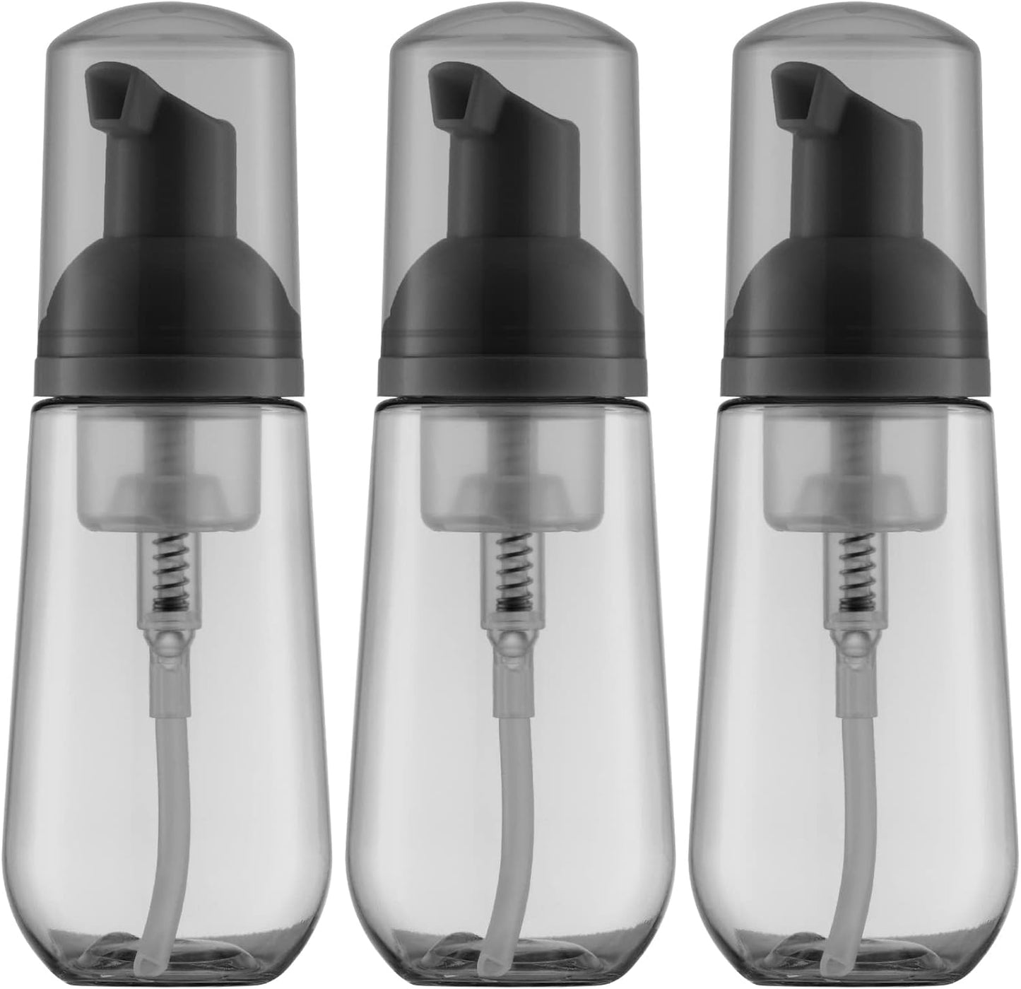 Foaming Lash Shampoo Bottle - Empty Travel Dispenser for Cleanser | 60ml, Green