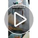 Korean Carrot Julienne Shredder - Wood Food Grater with Safety Guard