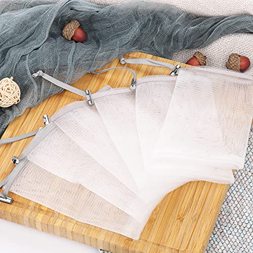Cobahom 6 Pack Mesh Soap Bags for Bath & Shower - 6x3.5 Inch