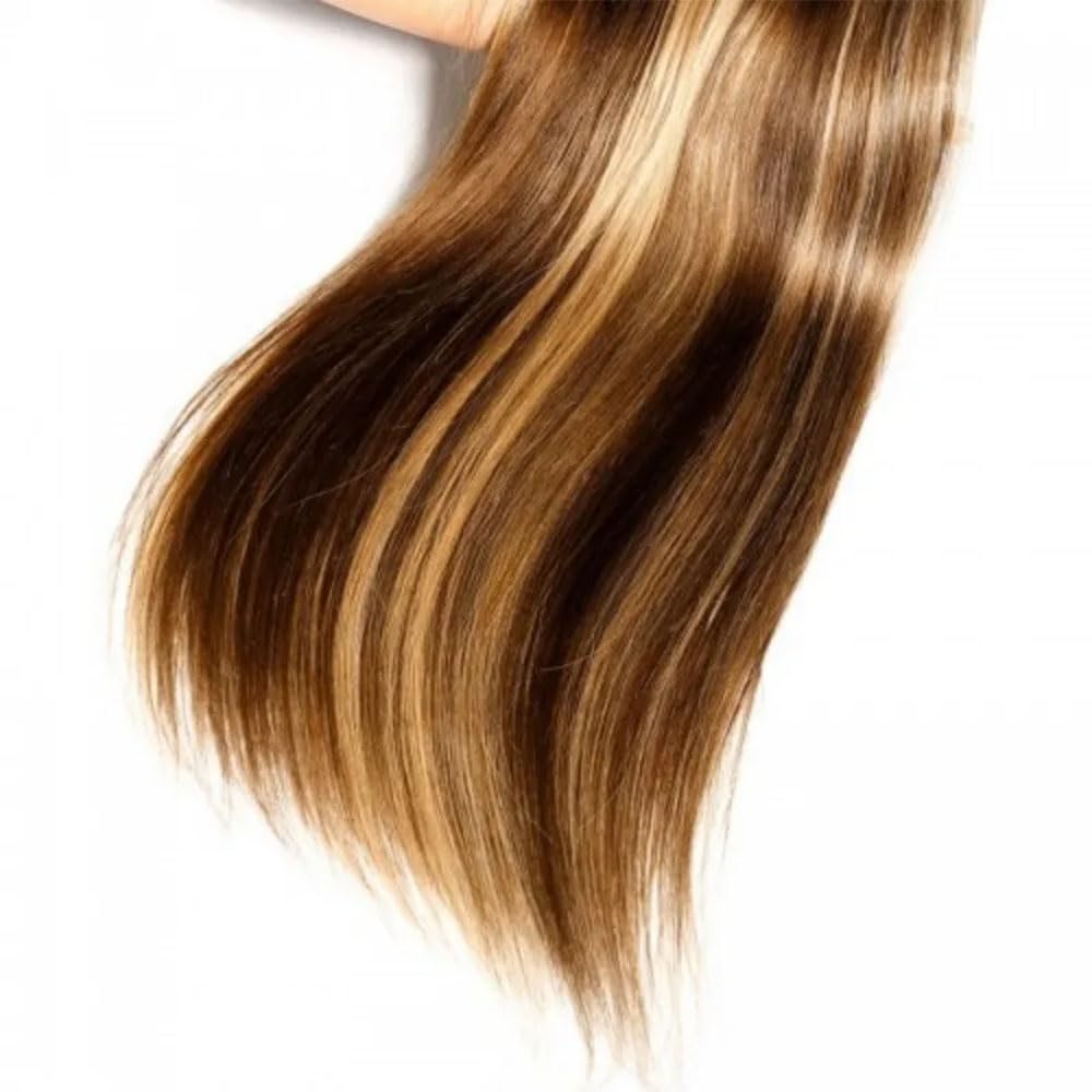 30 32 34 Inch Honey Blonde Straight Bundles 300g P4/27 Body Wave Bundle Brazilian Virgin Hair 3 Bundles Color 27 Hair Extensions