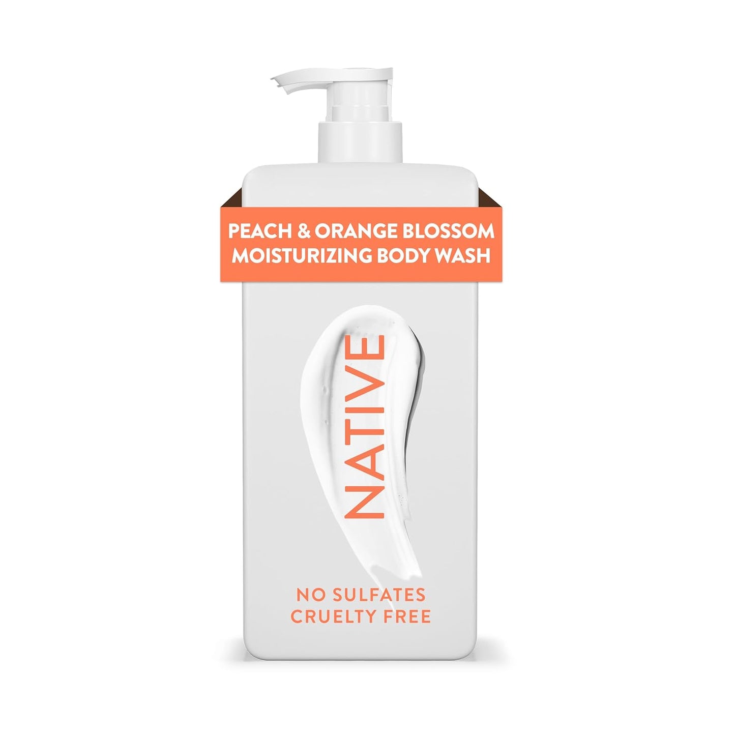 Moisturizing Body Wash - Naturally Derived Ingredients | Sulfate, Paraben & Dye Free | Night Jasmine & Walnut, 18 oz