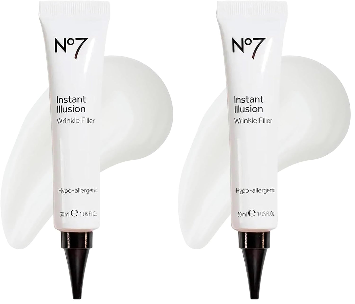 No7 Instant Illusion Wrinkle Filler - Anti-Aging Serum to Smooth Fine Lines | 1 Fl Oz