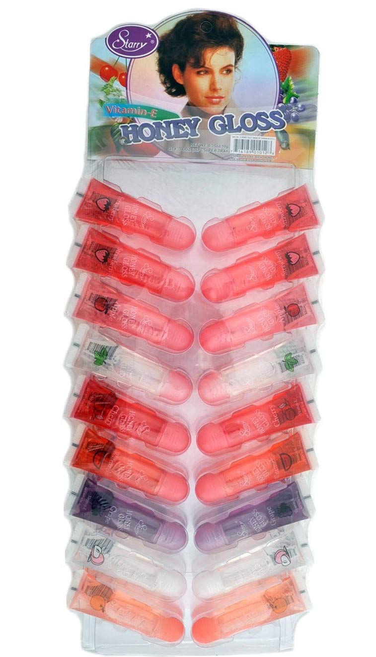 Starry Honey Lip Gloss - Luscious Moisturizing Formula | 36 Pcs
