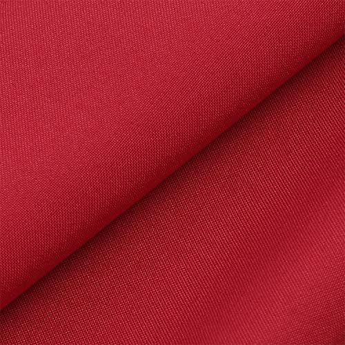 30-Inch Round Red Tablecloth - Waterproof & Stain Resistant Polyester